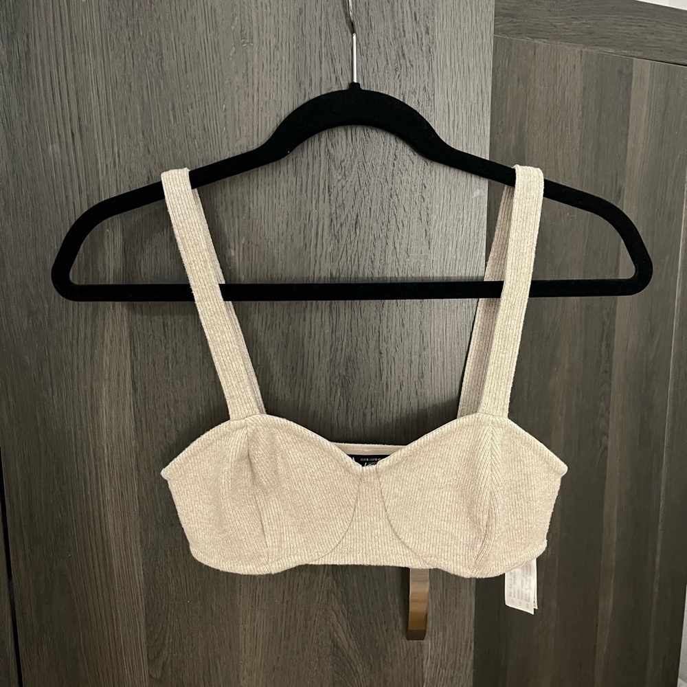 ZARA Knit Bra Top